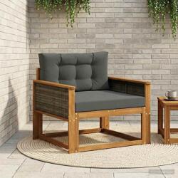 vidaXL Canapea Medie pentru Exterior natural GartenMobel Dekor (3438846) Canapea