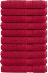 vidaXL Prosoape premium SOLUND 10 buc. rosu 100x200 cm 600 gsm GartenMobel Dekor (137415) Prosop