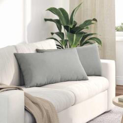 vidaXL Perne pentru canapea 2 pcs Gri deschis 80 x 40 cm tesatura GartenMobel Dekor (42013726)