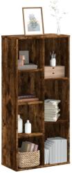 vidaXL Biblioteca, stejar fumuriu, 50x25x105 cm, lemn prelucrat GartenMobel Dekor (852793) Biblioteca