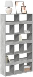 vidaXL Biblioteca, gri beton, 100x33x187, 5 cm, lemn prelucrat GartenMobel Dekor (3309378) Biblioteca
