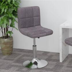 vidaXL Scaun de bar pivotant, gri taupe, material textil GartenMobel Dekor (334208)