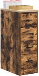 vidaXL Dulap de depozitare pentru garaj stejar afumat 30x51x85 cm GartenMobel Dekor (860584) Comoda