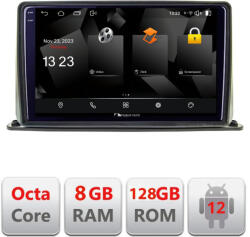 Nakamichi Navigatie auto universala 2 DIN 9 inch Android 12, 2K QLED, 8GB RAM, 128GB (KIT-2din-1+NAM5960Pro-A9Z)