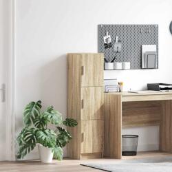 vidaXL Highboard Stejar sonoma 31.5 x 32 x 124 cm Lemn compozit GartenMobel Dekor (869348) Comoda