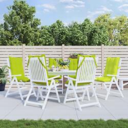 vidaXL Perne scaun cu spatar înalt, 6 buc, vernil, tesatura Oxford GartenMobel Dekor (377637)