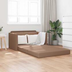 vidaXL Pat canapea Cappuccino 124 x 71 x 78 cm Piele artificiala GartenMobel Dekor (4106712) Canapea