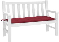 vidaXL Perna banca de gradina, rosu vin, 120x50x7 cm, textil oxford GartenMobel Dekor (361592)