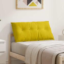 vidaXL Perna pentru spate Galben 100 x 50 cm Tesatura din corduroy GartenMobel Dekor (42014768)