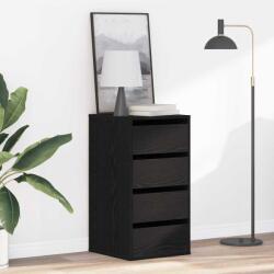 vidaXL Comoda cu sertare Stejar negru 40 x 41 x 76 cm Lemn compozit GartenMobel Dekor (868912) Comoda