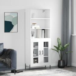 vidaXL Dulap înalt, alb, 69, 5x34x180 cm, lemn compozit GartenMobel Dekor (3189325) Comoda