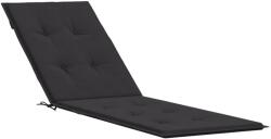 vidaXL Perna de sezlong, negru, (75+105)x 50x3 cm GartenMobel Dekor (314180)