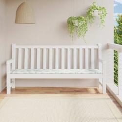 vidaXL Perna banca de gradina, model frunze, 200x50x4 cm, textil GartenMobel Dekor (361204)