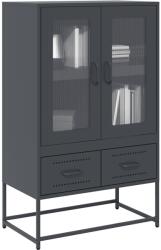 vidaXL Dulap înalt, antracit, 68x39x111, 5 cm, otel GartenMobel Dekor (853364) Comoda
