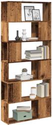 vidaXL Biblioteca/Separator de camera, Lemn vechi, 80x24x186 cm GartenMobel Dekor (856736) Biblioteca