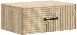 vidaXL Noptiera suspendata stejar sonoma cu sertar, 49 x 34, 5 x 20 cm (898619)