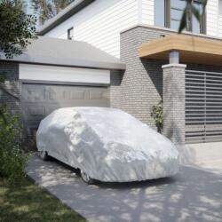vidaXL Husa auto pentru Sedan, curele cu catarama, complet, argintiu M GartenMobel Dekor (4008926)