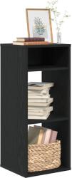 vidaXL Biblioteca, negru, 34x31x80 cm, lemn prelucrat GartenMobel Dekor (860275) Biblioteca