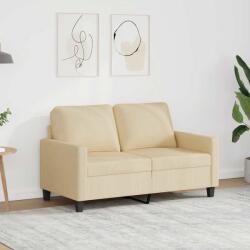 vidaXL Canapea cu 2 locuri, crem, 120 cm, material textil GartenMobel Dekor (359157) Canapea
