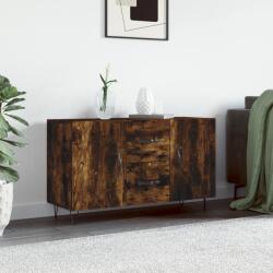 vidaXL Dulap, stejar fumuriu, 100x36x60 cm, lemn compozit GartenMobel Dekor (828169) Comoda