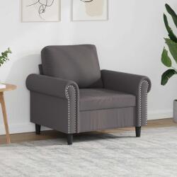 vidaXL Canapea de o persoana, gri, 60 cm, piele ecologica GartenMobel Dekor (359496) Canapea