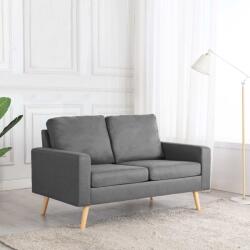 vidaXL Canapea cu 2 locuri, gri deschis, material textil GartenMobel Dekor (288703) Canapea
