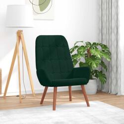 vidaXL Scaun de relaxare, verde închis, catifea GartenMobel Dekor (4102634)