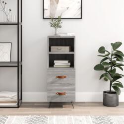 vidaXL Servanta, gri sonoma, 34, 5x34x90 cm, lemn compozit GartenMobel Dekor (828642) Comoda