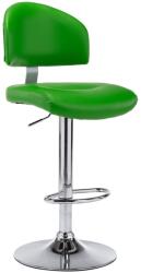 vidaXL Scaun de bar, verde, piele ecologica GartenMobel Dekor (249655)
