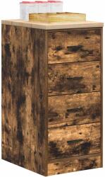 vidaXL Dulap de depozitare de garaj stejar afumat 40x51x85 cm GartenMobel Dekor (860593) Comoda
