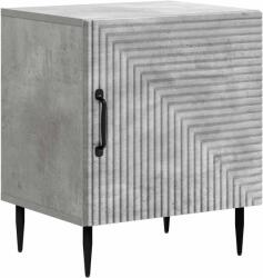 vidaXL Noptiera gri beton din lemn prelucrat, 43 x 34, 5 x 50 cm (894801)