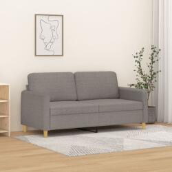 vidaXL Canapea cu 2 locuri, gri taupe, 140 cm, material textil GartenMobel Dekor (359485) Canapea