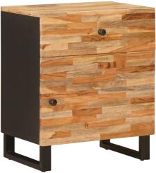 vidaXL Dulap pentru pat Maro 50 x 33 x 60 cm Lemn de mango solid GartenMobel Dekor (4018304)