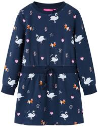 vidaXL Rochie cu maneci lungi pentru copii, bleumarin, 140 GartenMobel Dekor (14846)