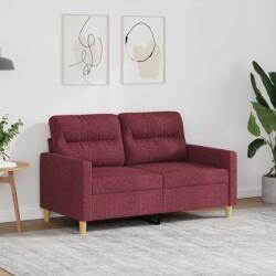 vidaXL Canapea cu 2 locuri, rosu vin, 120 cm, material textil GartenMobel Dekor (359233) Canapea
