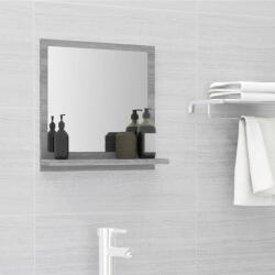 vidaXL Oglinda de baie, gri sonoma, 40x10, 5x37 cm, lemn compozit GartenMobel Dekor (815634)