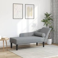 vidaXL Sezlong cu perne, gri deschis, material textil GartenMobel Dekor (4007596)