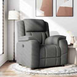 vidaXL Fotoliu rabatabil, gri închis, material textil GartenMobel Dekor (4015701)
