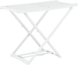 vidaXL Uscator de rufe pliabil, alb, plastic GartenMobel Dekor (48817)