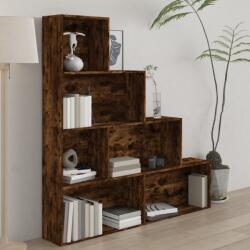 vidaXL Biblioteca, stejar fumuriu, 155x24x160 cm GartenMobel Dekor (815360) Biblioteca