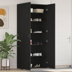 vidaXL Dulap pentru pantofi Negru 80 x 35.5 x 180 cm Lemn compozit GartenMobel Dekor (3333837) Pantofar