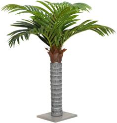 vidaXL Palmier artificial 12 frunze 150 cm verde GartenMobel Dekor (4103576)