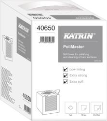 Katrin PoliMaster szöszmentes ipari törlő, hajtogatott, 1 rétegű, fehér, 150 lapos