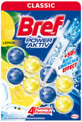 Bref Power Aktiv wc tisztító Lemon, 2x50g