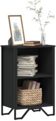 vidaXL Biblioteca, negru, 50x31x74, 5 cm, lemn prelucrat GartenMobel Dekor (848599) Biblioteca