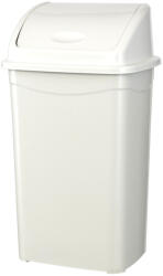 PLANET Billenőfedeles szemetes kuka, műanyag, fehér, 70 L - diamanteclean