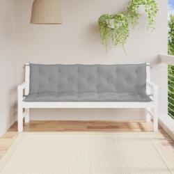 vidaXL Perne banca de gradina 2 buc. , gri, 180x50x7cm, tesatura oxford GartenMobel Dekor (361717)