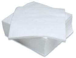 Smiley kreppelt szöszmentes (Non-woven) törlőkendő, íves kiszerelés, fehér színű, 26, 5x34 cm, 50 lap/csomag