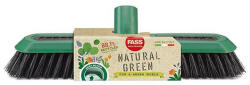 FASS Natural Green padlósúroló kefe, felmosó rongy befogóval zöld - diamanteclean