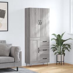 vidaXL Dulap înalt, gri sonoma, 69, 5x34x180 cm, lemn compozit GartenMobel Dekor (3198111) Comoda
